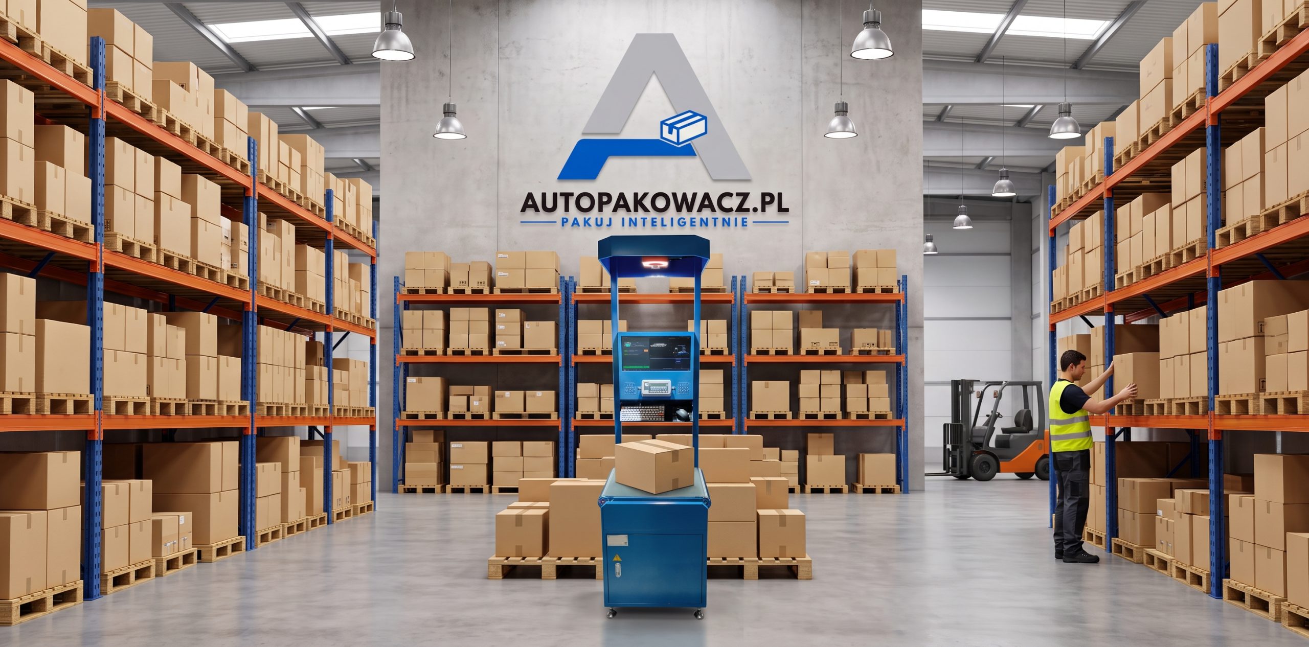 System DWS Autopakowacz w magazynie